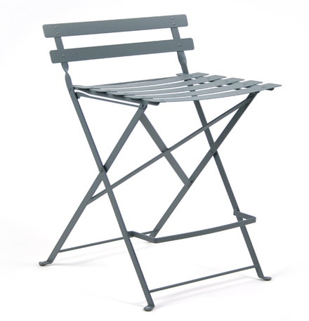 Tabouret haut BISTRO de Fermob, gris orage