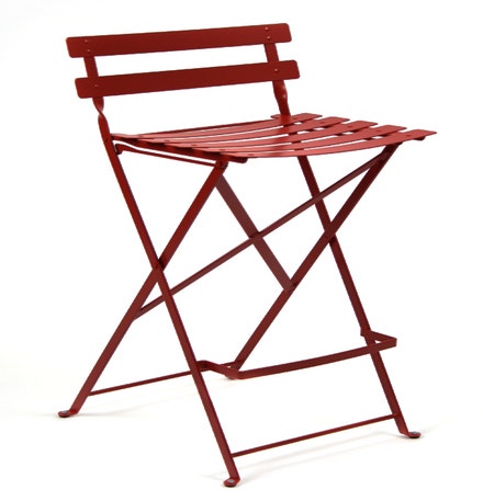 Tabouret haut BISTRO de Fermob, piment