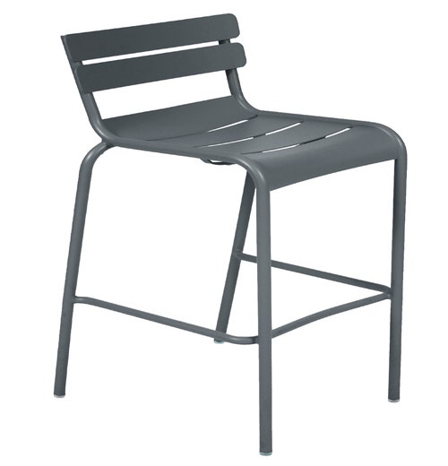 Chaise haute LUXEMBOURG de Fermob gris orage