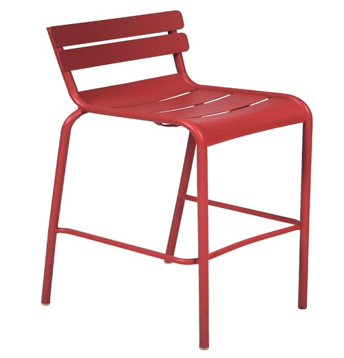 Chaise haute LUXEMBOURG de Fermob piment