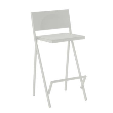 Tabouret haut MIA de Emu, Blanc mat