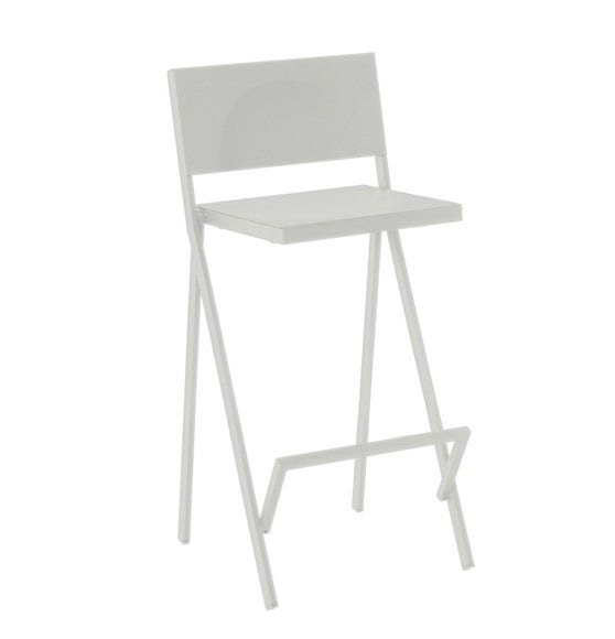 Tabouret haut MIA de Emu, Blanc mat