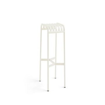 Tabouret de bar PALISSADE, H.78 cm, Cream white