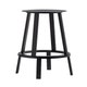 Tabouret haut REVOLVER, H.76 cm, Black
