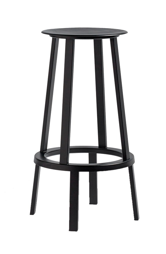 Tabouret haut REVOLVER de Hay, H.76 cm, Black Tabouret haut REVOLVER de Hay, H.76 cm, Black