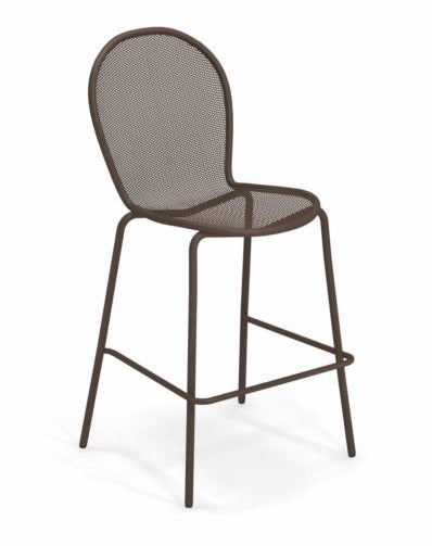 Tabouret haut RONDA de Emu, Marron d'Inde Tabouret haut RONDA de Emu, Marron d'Inde