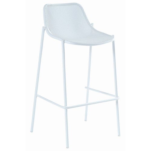 Tabouret haut ROUND de Emu, Blanc mat Tabouret haut ROUND de Emu, Blanc mat