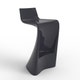 Tabouret haut WING, Finition laquée, Anthracite