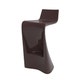 Tabouret haut WING, Finition laquée, Garnet