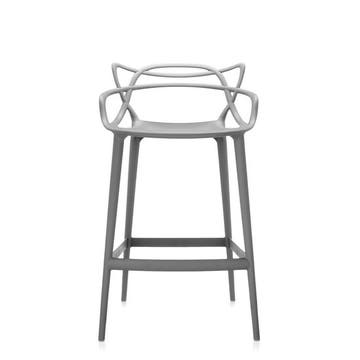 Tabouret MASTERS STOOL de Kartell, H. 75, Gris