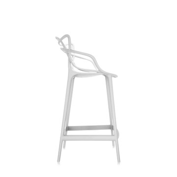 Tabouret MASTERS STOOL de Kartell, H. 65, Blanc