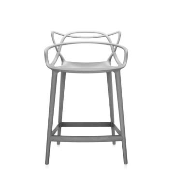 Tabouret MASTERS STOOL de Kartell, H. 65, Gris