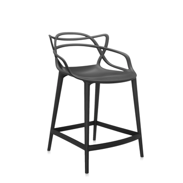 Tabouret MASTERS STOOL de Kartell, H. 65, Noir