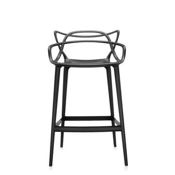 Tabouret MASTERS STOOL de Kartell, H.75, Noir