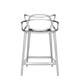 Tabouret MASTERS STOOL métallisé de Kartell, Chromé 