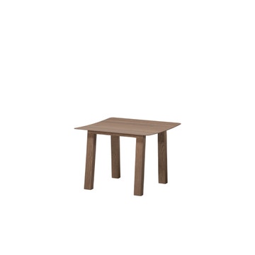 Tabouret NERVOSA de Woak, chêne foncé