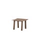 Tabouret NERVOSA de Woak, chêne foncé
