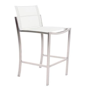 Tabouret O-ZON de Royal Botania, Assise blanche