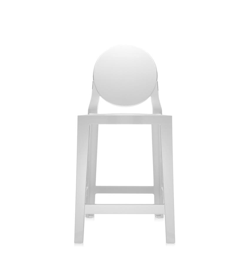 Tabouret ONE MORE de Kartell, H. 75, Blanc