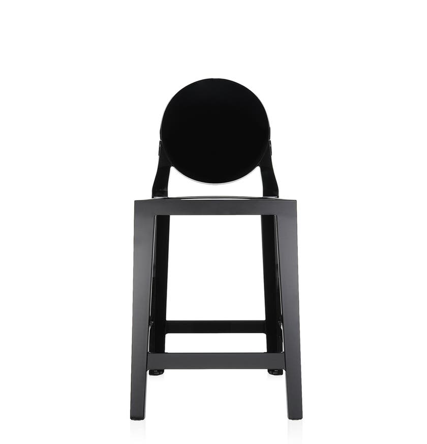 Tabouret ONE MORE de Kartell, H. 65, Noir