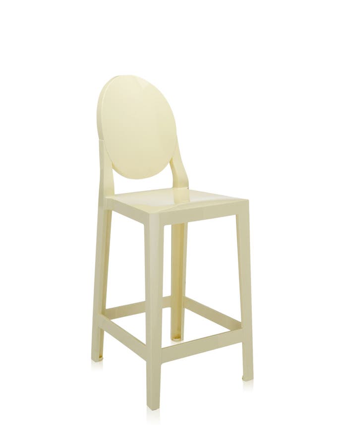 Tabouret ONE MORE de Kartell, H.75, Jaune Tabouret ONE MORE de Kartell, H.75, Jaune
