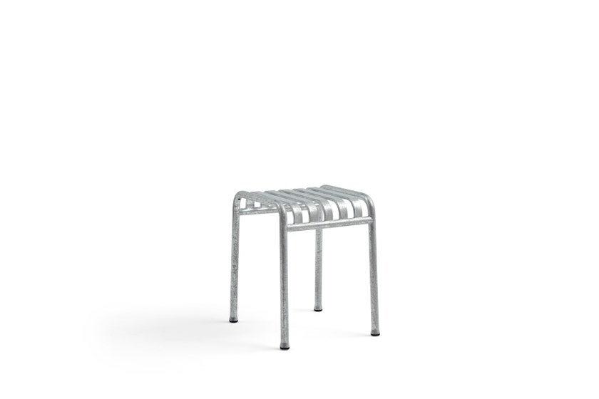 Tabouret PALISSADE de Hay, Galva brut Tabouret PALISSADE de Hay, Galva brut