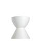 Tabouret PRINCE AHA, Blanc Cire 