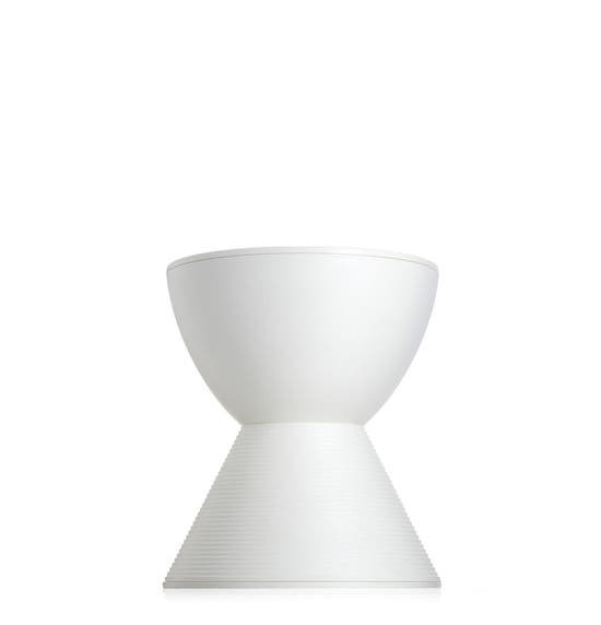 Tabouret PRINCE AHA de Kartell, Blanc Cire 