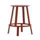 Tabouret haut REVOLVER, H.76 cm, Rouge
