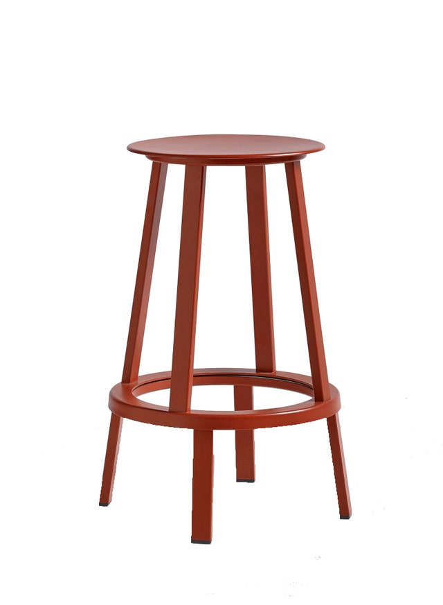 Tabouret bas REVOLVER de Hay, H.65 cm, Rouge Tabouret bas REVOLVER de Hay, H.65 cm, Rouge