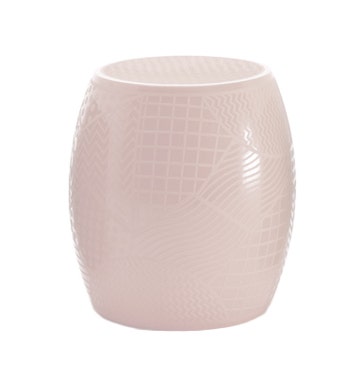 Tabouret ROY de Kartell, Poudre rose