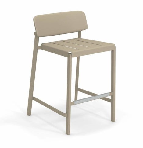Tabouret haut SHINE de Emu, Tourterelle 