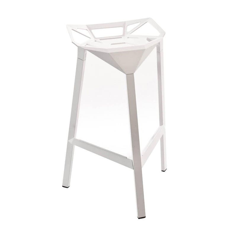Tabouret de bar STOOL ONE H.77 cm de Magis, Blanc