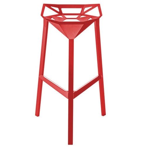 Tabouret de bar STOOL ONE H.67 cm de Magis, Rouge