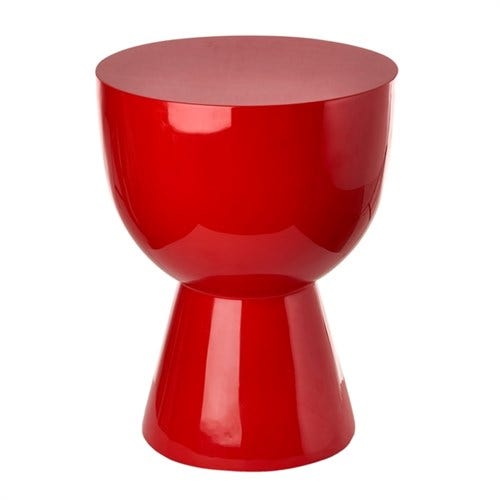 Tabouret TIP TAP de Pols Potten, Rouge Tabouret TIP TAP de Pols Potten, Rouge