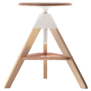 Tabouret TOM de Magis, Blanc
