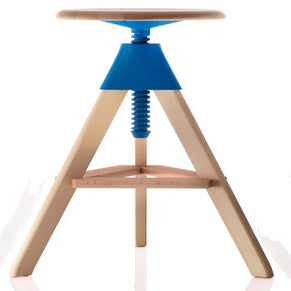 Tabouret TOM de Magis, bleu