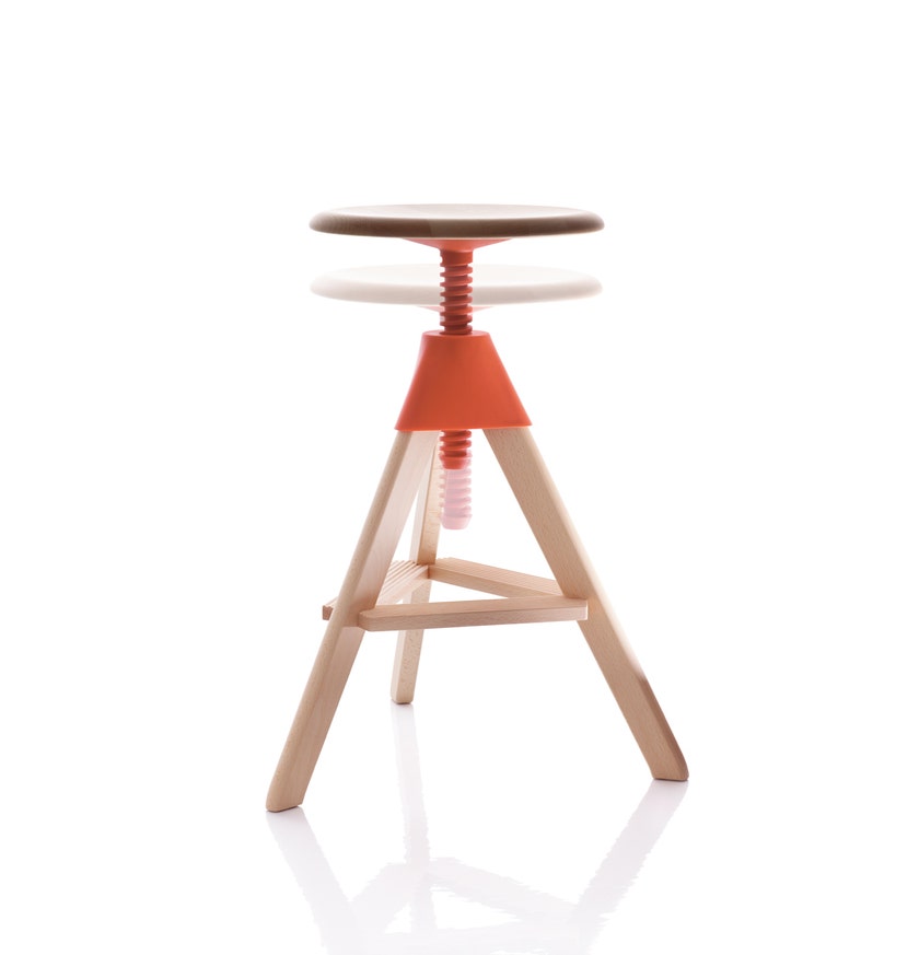 Tabouret TOM de Magis, orange