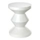 Tabouret ZIG ZAG, Blanc