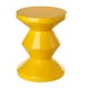Tabouret ZIG ZAG, Jaune