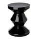 Tabouret ZIG ZAG, Noir