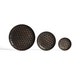 Tampa boards - varnished mahogany - dark brown - set of 3