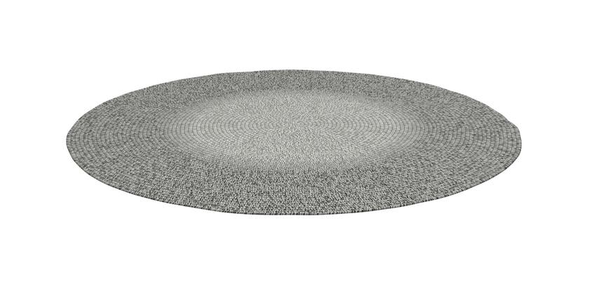 Tapis extérieur RUG ROUND, Graphite Ombre, Ø 140 cm Tapis extérieur RUG ROUND, Graphite Ombre, Ø 140 cm