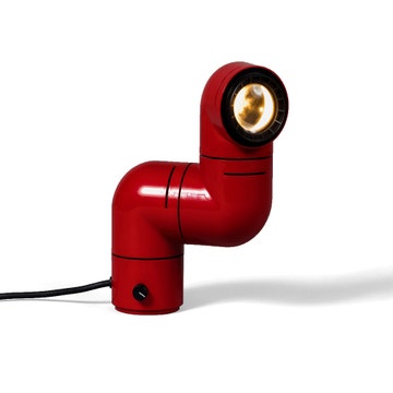 Lampe à poser TATU ABS plastic Rouge