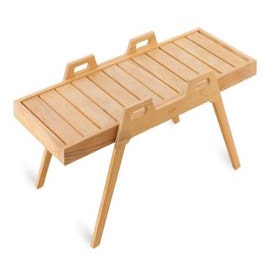 Table basse rectangulaire Synthesis de Unopiu', Teck