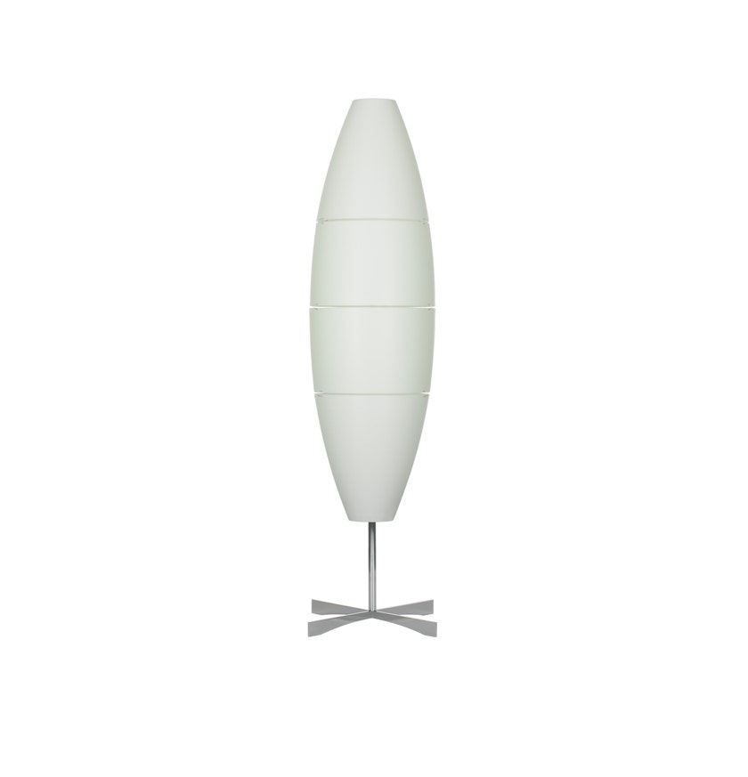Lampadaire HAVANA de Foscarini, Avec variateur, Structure chrome