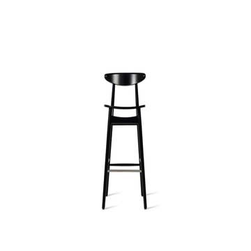 TEO COUNTER STOOL de Vincent Sheppard, Nearly Black C005 (piètement et assise)
