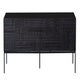 Meuble TV ANCESTORS TABWA d'Ethnicraft, L.160 cm, 1 tiroir / 1 porte rabattable, Noir