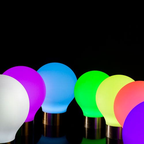 SPHERE LUMINEUSE THE SECOND LIGHT, Ø 38 cm, LED RGBW de VONDOM SPHERE LUMINEUSE THE SECOND LIGHT, Ø 38 cm, LED RGBW de VONDOM