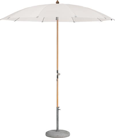 Parasol rond ALEXO® avec volant de Glatz, D. 200, 404 White Parasol rond ALEXO® avec volant de Glatz, D. 200, 404 White